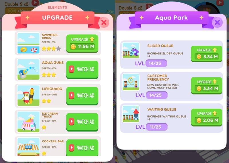 Aqua Park Tycoonのアップグレード2