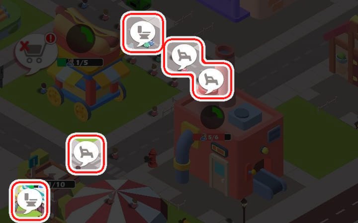 Idle Fantasy Town Tycoonの客の欲求