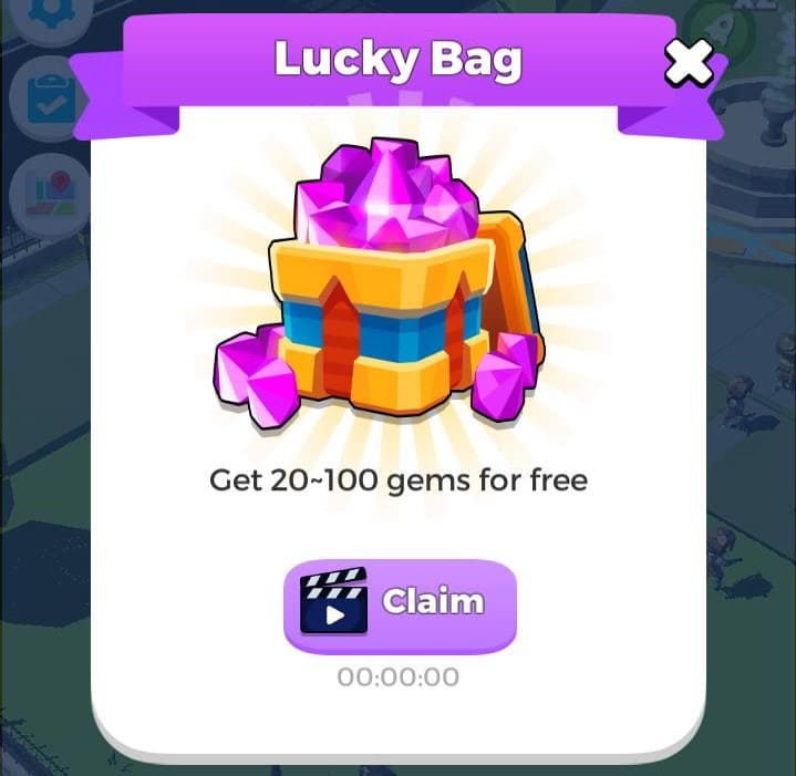 Fantasy Dance Partyの広告を見てジェム獲得