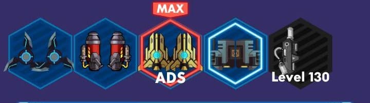 Virus Invadersの広告視聴で使える武器