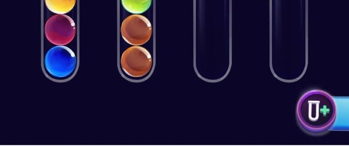 Ball Sortの広告視聴で試験官追加