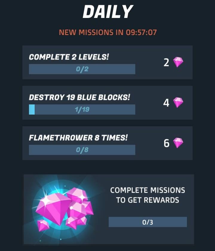 Idle Gun Shoot Tycoonのデイリークエスト