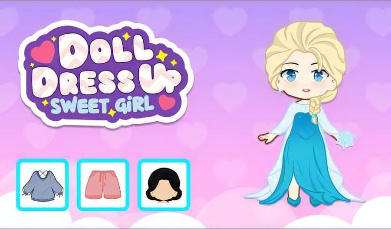 Doll Dress Up Makeup Gamesのアイキャッチ
