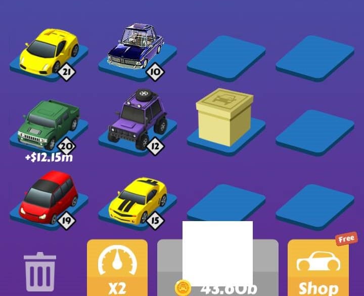 Sky Racing Merge idle car-ゲーム画面
