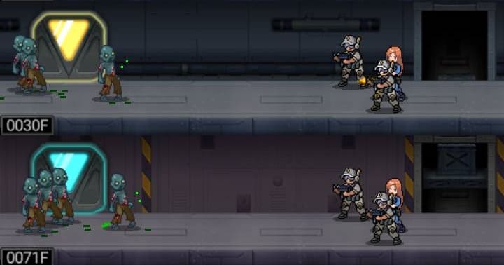 ゾンビハイブ-色付きドア