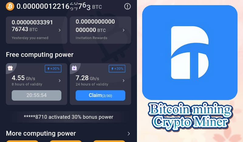 Bitcoin mining Crypto Miner-アイキャッチ