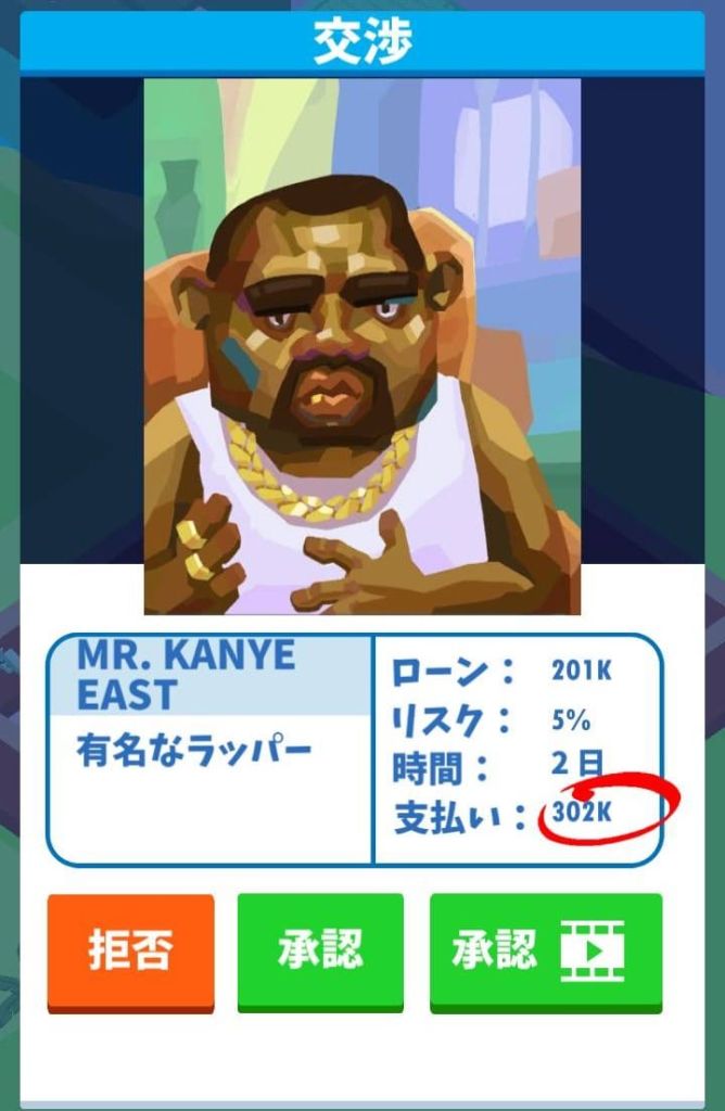 Idle Bankのローン